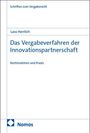 "Das Vergabeverfahren der Innovationspartnerschaft – Rechtsrahmen und Praxis" von Lara Herrlich. "Nomos" Logo.