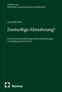 Zwischenüberschrift: Zweiseitige Abmahnung? Darunter: Laura Beichler. Unten links ein Nomos-Logo. Hintergrund ist dunkelgrün.