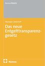 „Das neue Entgelttransparenzgesetz“ von Niemeyer und Zellerhoff. Gelbes und graues Cover, mit Nomos-Logo unten.