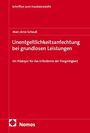 "Unentgeltlichkeitsanfechtung bei grundlosen Leistungen" von Marc-Arno Scheuß. Rotes Cover, Nomos-Logo unten.