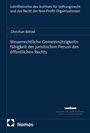 Christian Bötzel: Steuerrechtliche Gemeinnützigkeitsfähigkeit der juristischen Person des öffentlichen Rechts, Buch