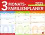 : 3-Monats-Familienplaner 2025, KAL
