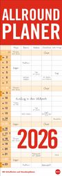 : Allround-Familienplaner Vertical Kalender 2026, KAL