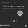 Premium-Bastelkalender schwarz klein 2027, KAL