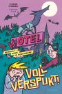"Voll verspukt!", "Werwolf-Wahl in Moderberg", "Florian Schwebel", "Karsten Teich". Illustration: Werwolf, Fledermäuse, Kinder.
