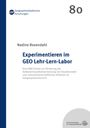 Nadine Rosendahl: Experimentieren im GEO Lehr-Lern-Labor, Buch