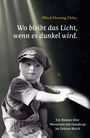 "Wo bleibt das Licht, wenn es dunkel wird." Ein Kind in Schirmmütze sitzt, darunter ein Hinweis auf das Thema.