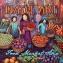 Monsoon Publishing: Naive Art Food Market Asia Coloring Book for Adults, Buch