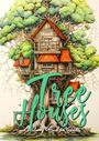 Monsoon Publishing: Tree Houses Coloring Book for Adults, Buch