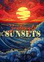 Monsoon Publishing: Zentangle Sunsets Coloring Book for Adults, Buch