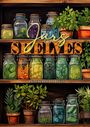 Monsoon Publishing: Jars in Shelves Grayscale Coloring Book for Adults, Buch
