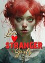 Monsoon Publishing: we love stranger Girls coloring book for adults, Buch