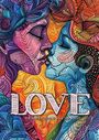 Monsoon Publishing: Love Zentangle Coloring Book for Adults, Buch