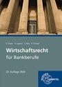 „Wirtschaftsrecht für Bankberufe“, 23. Auflage 2025. Oben Säulenarchitektur, unten blaues Logo „Europa Lehrmittel“.