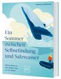 "Ein Sommer zwischen Selbstfindung und Salzwasser" von Malina Güthner. Illustration: Frau auf Boot, springender Wal.