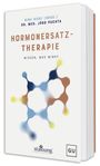 „Hormonersatztherapie: Wissen, was wirkt“. Herausgeber: Nina Ruge, Dr. med. Jörg Puchta. Molekül-Illustration und Logos.
