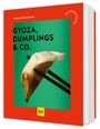 Text: "Gyoza, Dumplings & Co.", "Lukas Grossmann", "Küchenratgeber". Logo: GU. Essensabbildung: Dumpling in Essstäbchen.