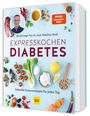 „EXPRESSKOCHEN DIABETES“, „Ernährungs-Doc Dr. med. Matthias Riedl“, „Schnelle Genussrezepte für jeden Tag“. Verschiedene gesunde Lebensmittel sind abgebildet.