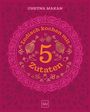 „Indisch kochen mit 5 Zutaten“ von Chetna Makan. Ornamentale Muster mit Gewürzen und Gemüse.