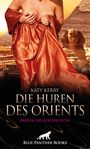 „Die Huren des Orients“ von Katy Kerry, erotische Geschichten, Hintergrund mit Pyramiden und Sphinx. Blue Panther Books Hinweis.