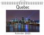 Samuel Krüger: Quebec - (Wandkalender 2025, Kalender DIN A4 quer, Monatskalender im Querformat mit Kalendarium, das perfekte Geschenk), KAL