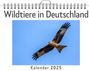 Max Herrmann: Wildtiere in Deutschland - (Wandkalender 2025, Kalender DIN A4 quer, Monatskalender im Querformat mit Kalendarium, das perfekte Geschenk), KAL