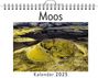 Ava Fischer: Moos - (Wandkalender 2025, Kalender DIN A4 quer, Monatskalender im Querformat mit Kalendarium, das perfekte Geschenk), KAL