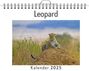 Felix Friedrich: Leopard - (Wandkalender 2025, Kalender DIN A4 quer, Monatskalender im Querformat mit Kalendarium, das perfekte Geschenk), KAL