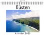 Ava Becker: Küsten - (Wandkalender 2025, Kalender DIN A4 quer, Monatskalender im Querformat mit Kalendarium, das perfekte Geschenk), KAL