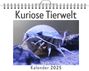 Finn Bauer: Kuriose Tierwelt - (Wandkalender 2025, Kalender DIN A4 quer, Monatskalender im Querformat mit Kalendarium, das perfekte Geschenk), KAL