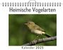 Eva Günther: Heimische Vogelarten - (Wandkalender 2025, Kalender DIN A4 quer, Monatskalender im Querformat mit Kalendarium, das perfekte Geschenk), KAL