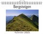 Ella Huber: Bergsteigen - (Wandkalender 2025, Kalender DIN A4 quer, Monatskalender im Querformat mit Kalendarium, das perfekte Geschenk), KAL