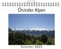 Lucas Hartmann: Ötztaler Alpen - (Wandkalender 2025, Kalender DIN A4 quer, Monatskalender im Querformat mit Kalendarium, das perfekte Geschenk), KAL