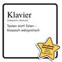 Linus Lang: Klavier, Buch