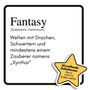 Olivia König: Fantasy, Buch