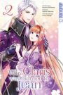 Auf einer Manga-Cover-Illustration stehen Claris und Jean sich nah, er mit weißem Haar, sie mit rotem.