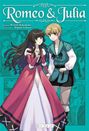 "Romeo & Julia" steht oben, darunter Autoren: William Shakespeare, Megumu Isakawa. Zwei Figuren im Manga-Stil halten sich.