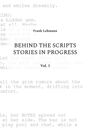 Frank Lehmann: Behind the Scripts Stories in Progress, Buch