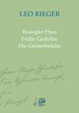 Leo Rieger: Besiegter Hass Frühe Gedichte Die Geisterbrücke, Buch