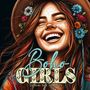 Monsoon Publishing: Boho Girls Coloring Book for Adults, Buch