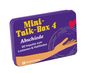 "Mini-Talk-Box 4: Abschiede. 60 Impulse zum Loslassen & Haltfinden." Illustration mit ausgestreckter Hand und Herz.