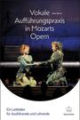 "Vokale Aufführungspraxis in Mozarts Opern" steht oben. Zwei Personen in fantastischen Kostümen auf der Bühne.