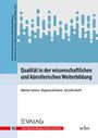 "Qualität in der wissenschaftlichen und künstlerischen Weiterbildung. Akteur:innen, Organisationen, Gesellschaft." Logo EVAIG.