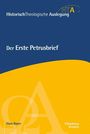 "HistorischTheologische Auslegung", "Der Erste Petrusbrief", "Hans Bayer", "R.Brockhaus Brunnen"; Blaue und gelbe Flächen.
