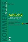 "ArbSchR Arbeitsschutzrecht" in gelb. Grünes Cover, vertikaler Text "KOMMENTAR", Autor: Ralf Pieper, 8. Auflage.