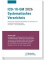 : ICD-10-GM 2026 Systematisches Verzeichnis, Buch
