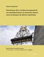 Titel: "Verbreitung, Alter und Benennungsmotivik von Apothekennamen im deutschen Sprachraum". Dekoratives Apothekenschild.