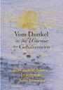 "Vom Dunkel in die Wärme des Gehaltenseins. Licht nach 36 Jahren Insomnie. Agnes Johannesen." Aquarell mit Sonnenaufgang.
