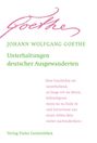 Johann Wolfgang von Goethe: Unterhaltungen deutscher Ausgewanderten, Buch