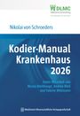 Titel: Kodier-Manual Krankenhaus 2026. Autor: Nikolai von Schroeders. Team: Breithaupt, Bleil, Wittmann. Logo oben.